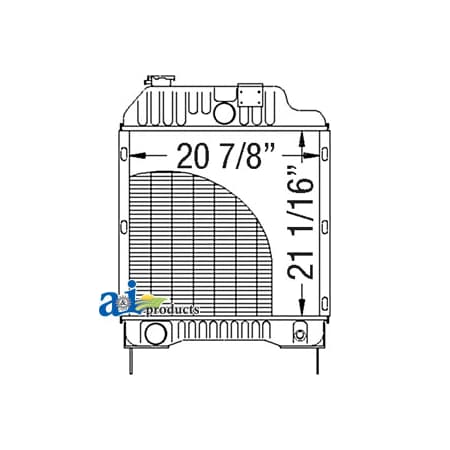 A & I Products Radiator 39" x28.25" x9.5" A-3618626M92